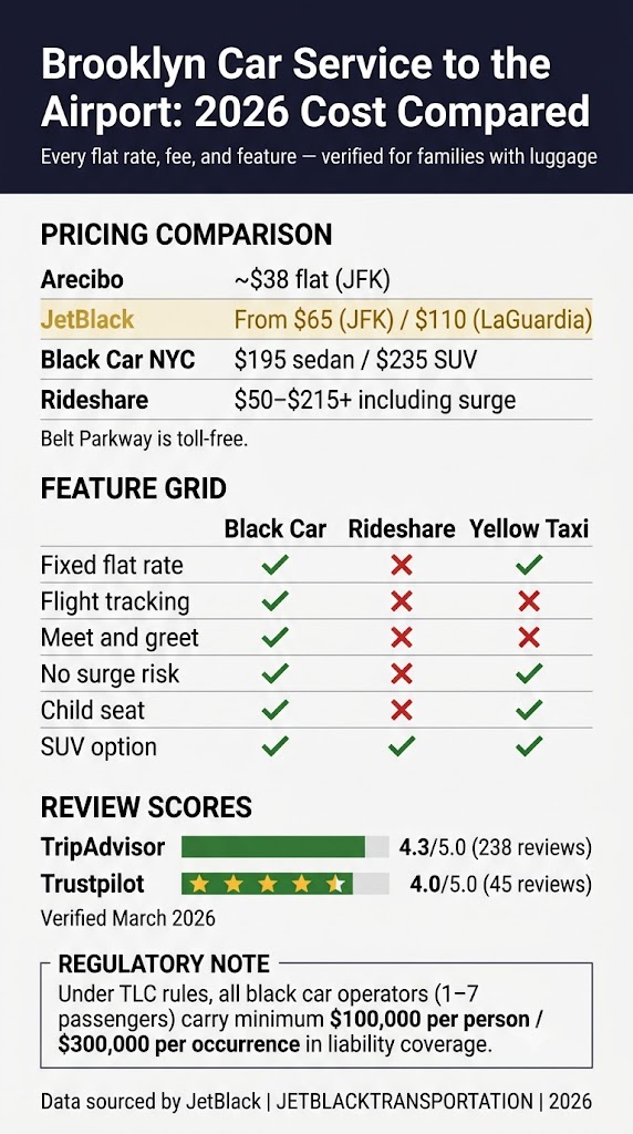 Infographic car service in brooklyn reviews 2026