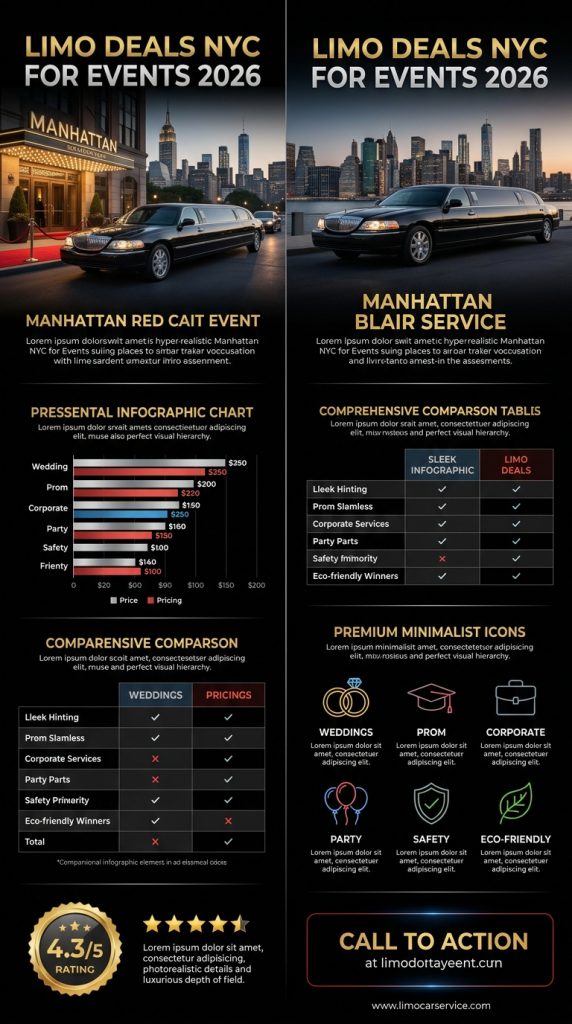  Visual Breakdown Of Affordable Limo Deals Nyc For Events Across Vehicle Types And Occasions