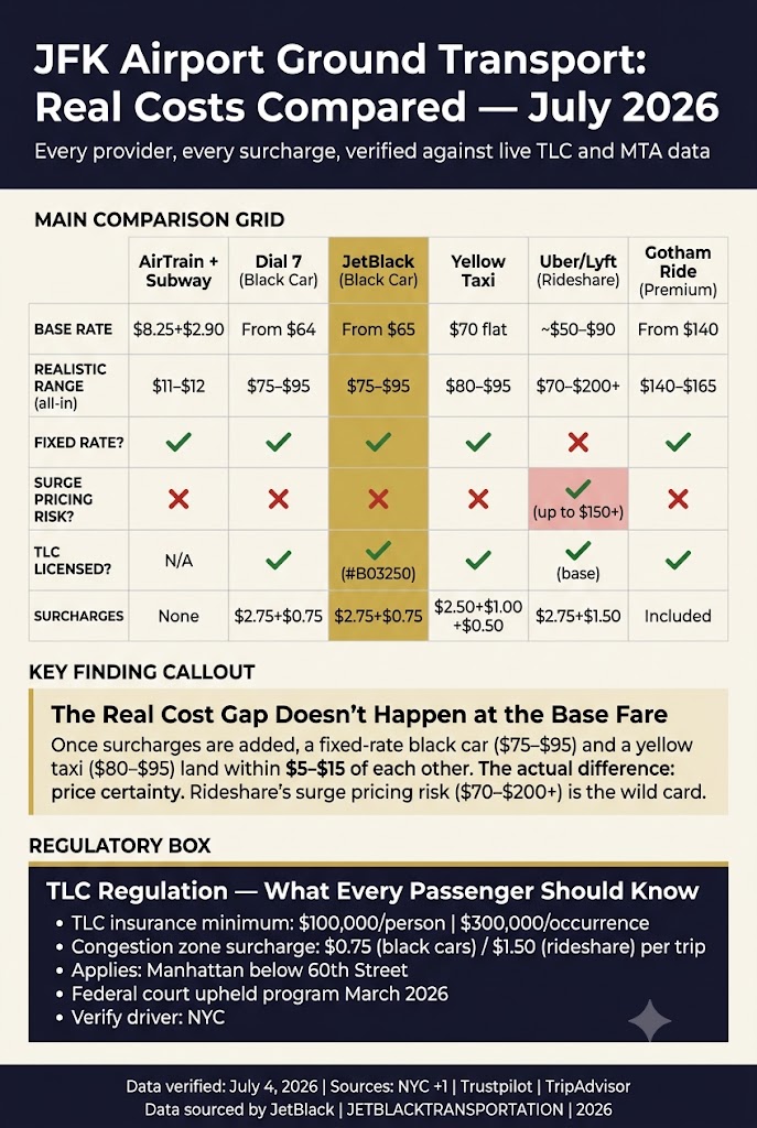 Infographic car service to jfk airport reviews 2026