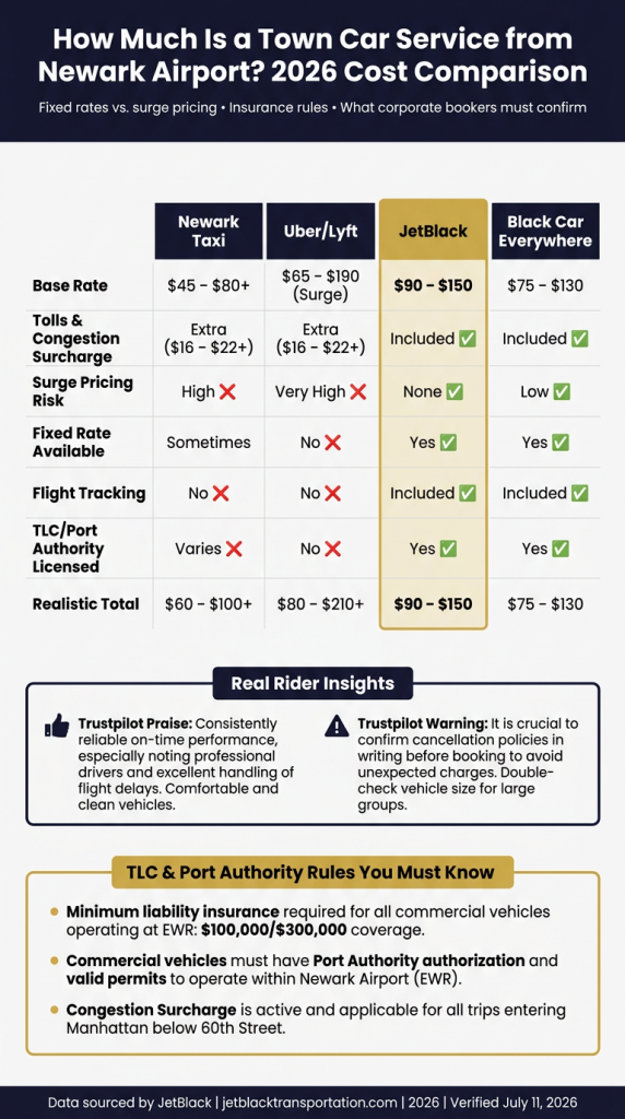 Ewr Ground Transportation Landscape How Much Is A Town Car Service From Newark Airport