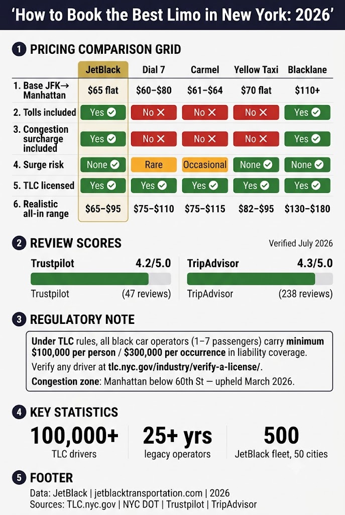 How to Book the Best Limo in New York: 7 Honest Tips for 2026 3 September 24, 2026 Infographic how to book the best limo in new york