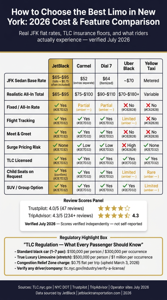 how to choose the best limo in new york