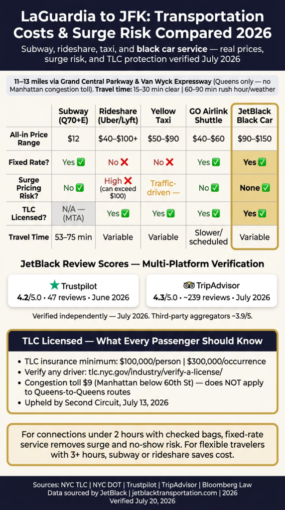 Infographic laguardia to jfk reviews 2026