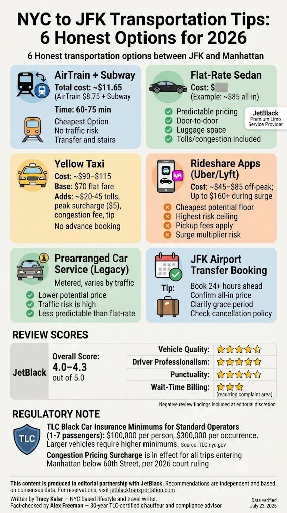nyc to jfk transportation tips infographic nyc to jfk transportation tips