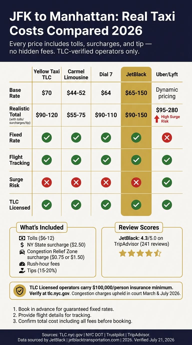 infographic 
reliable taxi to jfk from manhattan