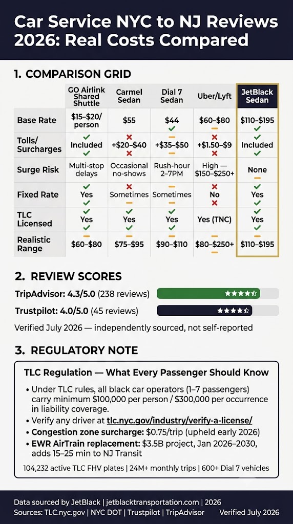Car Service NYC to NJ Reviews 2026: 7 Honest Corporate Facts 3 September 23, 2026 Car Service NYC to NJ Reviews 2026: 7 Honest Corporate Facts Ethan Navarro September 23, 2026