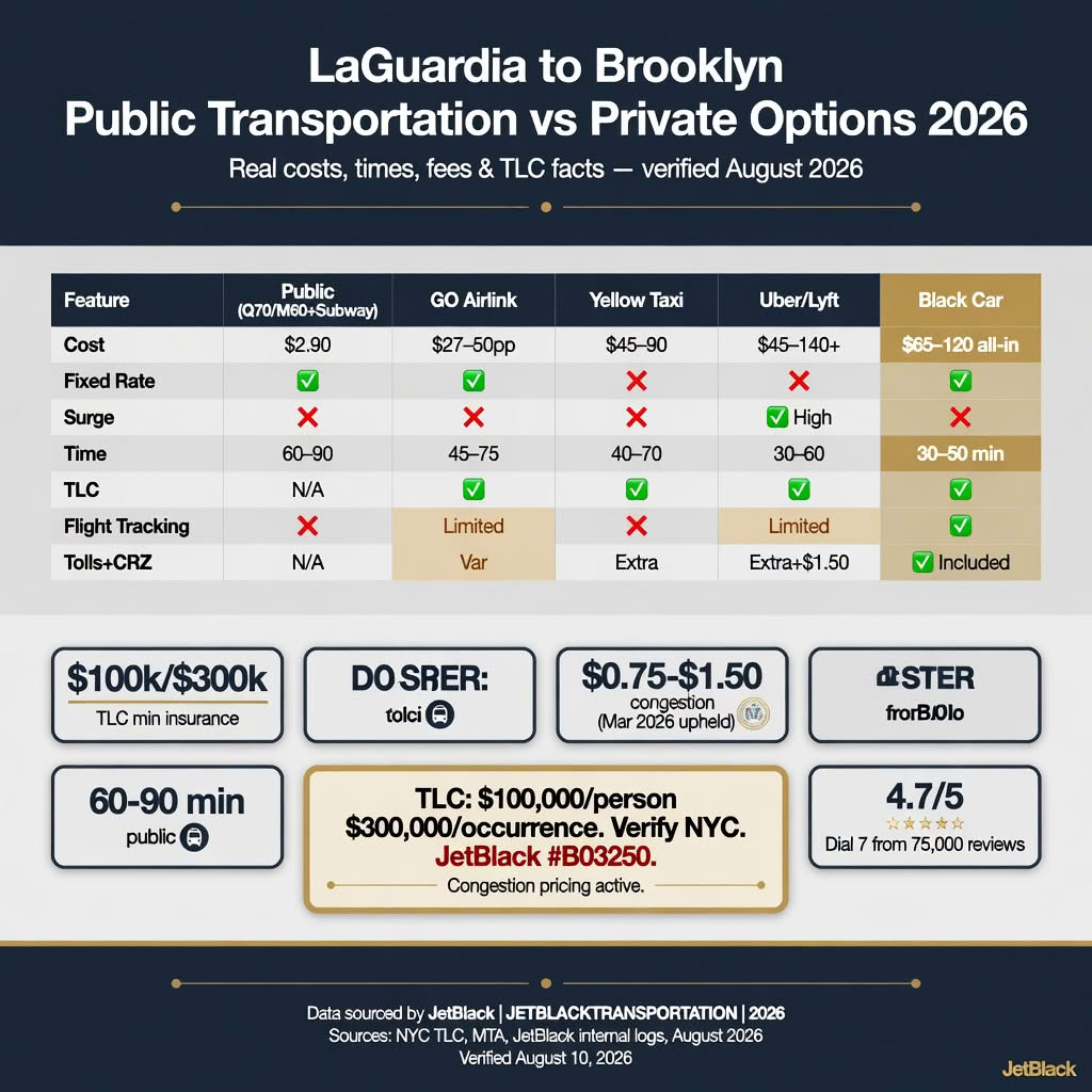 NYC For-Hire Vehicle Landscape NYC For-Hire Vehicle Landscape comparing black cars, yellow taxis, rideshares, and limos