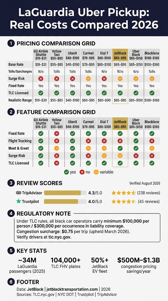 LaGuardia Uber Pickup: 7 Honest Facts for Business Travel 2026 3 October 2, 2026 Infographic laguardia uber pickup