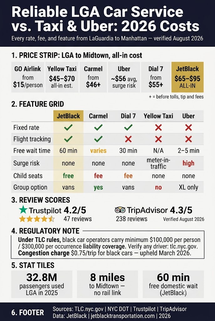 reliable lga car service INFOGRAPIC
reliable lga car service