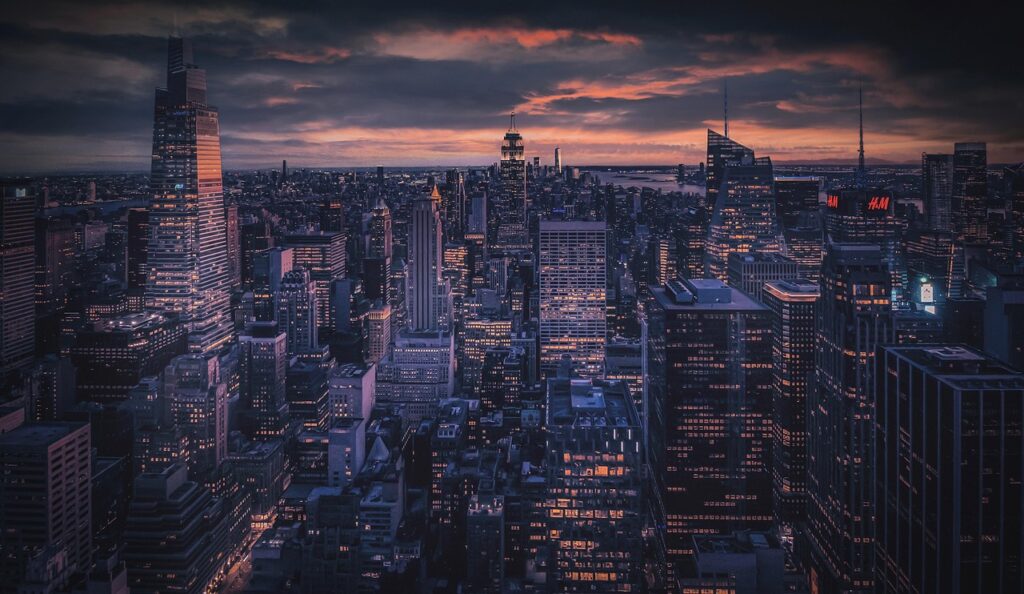 Number 1 Airport Private Car Close By: Honest 2027 Comparison 4 September 24, 2026 skyscrapers, buildings, architecture, nyc, new york, usa, blue hour, city, modern city, illuminated city, urban, night